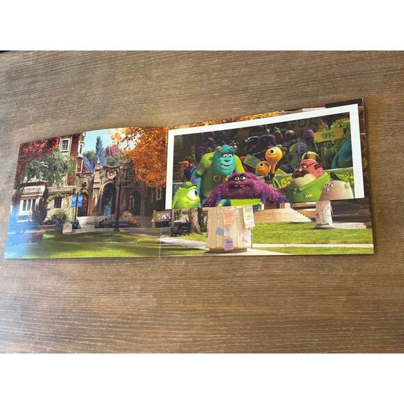 DISNEY Monster University Commemorative Lithograph 2013 Prints set of 4 - Picture 4 of 4